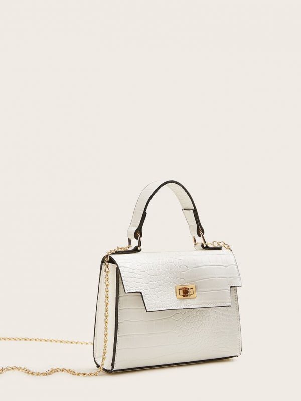 Alternative view of Satchels Cá Sấu Hồng Casual