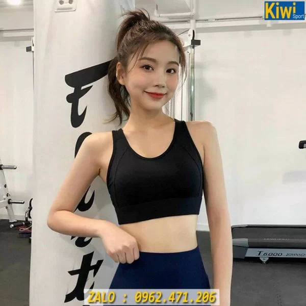 Alternative view of Bra Gym Nữ Dây Chéo 2021 Chất Dệt Cực Yêu