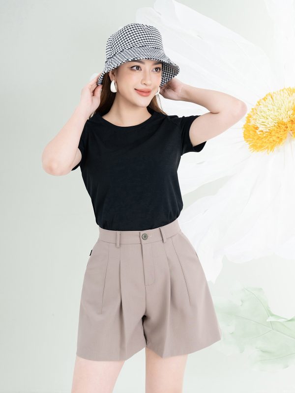Alternative view of Áo Phông Cotton Màu Trơn (Đơn Sắc 4)